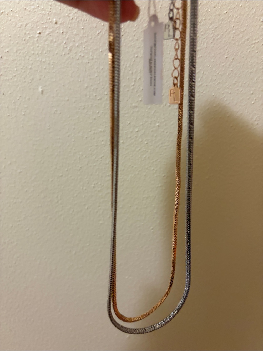 Park Lane Two-Tone Gold and Silver Layered Necklace